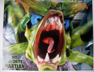 Space Monster Close Up In My Favorite Martian 1999 Vintage Lobby Card Leo04