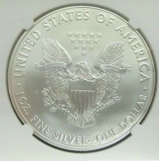 NGC MS70 - US 2017 Silver Eagle - Early Releases $1 Perfect GEMBU 3