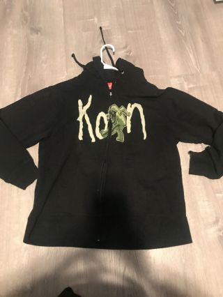Korn Vintage Sweatshirt Concert Hoodie Vtg Bravado Xl