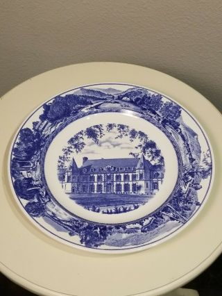 Wedgwood Plate Middlebury College The Chateau 10 In