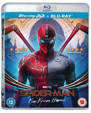 Marvel Spider - Man Far From Home 3d / 2d Blu - Ray,