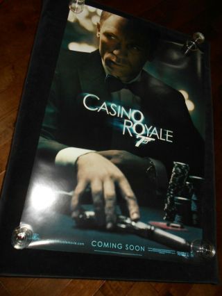 Casino Royale Advance Rolled Double Sided One Sheet James Bond 007
