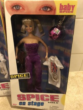 Spice Girls On Stage Dolls - Set of 3 - Baby,  Scary,  and Sporty Spice. 2
