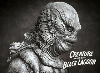 Awesome Creature From The Black Lagoon Black And White Classic 8x10 Photo