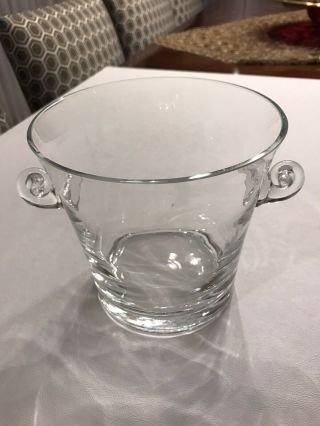 Tiffany & Co.  Cuvee Dom Perignon Crystal Glass Champagne Wine Ice Bucket Signed