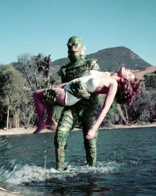 Creature From The Black Lagoon Julie Adams 8x10 Color Photo 2a