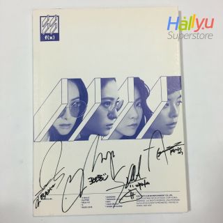 F (x) " 4 Walls " 4th Album - Autographed Promo Album