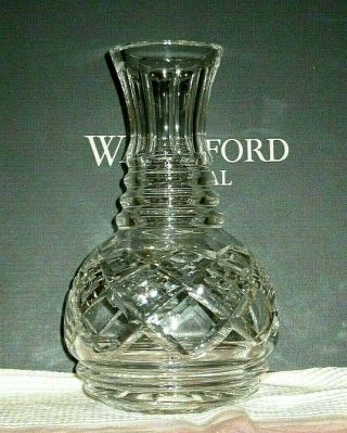 Vintage Waterford Crystal Open Wine Water Carafe Decanter Vase Ireland