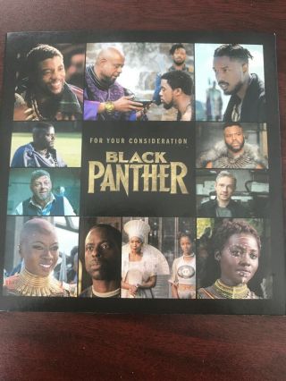 Black Panther Marvel Movie Promo Dvd Not