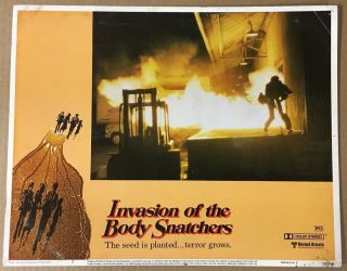 Huge Explosion Sci - Fi Thriller Invasion Of The Body Snatchers 7 Lobby Card 1030