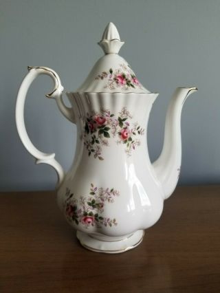 Royal Albert Lavender Rose Bone China Coffee Pot