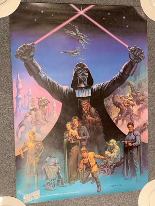 Star Wars The Empire Strikes Back 1980 Movie Poster Coca Cola Boris