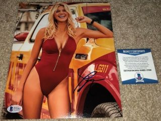 Kelly Rohrbach Signed 8x10 Photo Model Si Swimsuit Sexy Baywatch Bas A