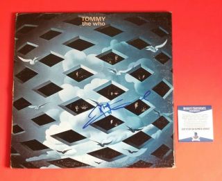 Pete Townshend Signed The Who " Tommy " Lp Album Certified With Bas Psa Jsa.