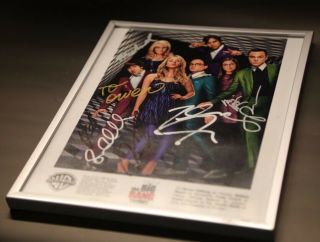 Big Bang Theory Poster (8x10) Signed By 7 Members Of The Cast