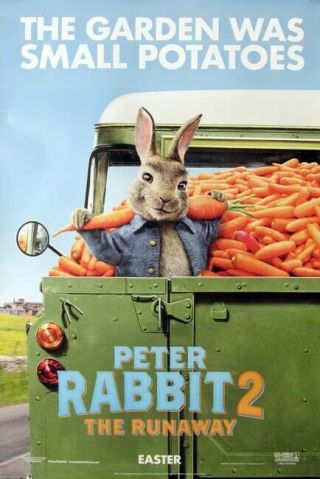 Peter Rabbit 2: The Runaway Great 27x40 D/s Movie Poster
