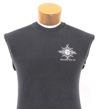 Godsmack 1999 World Tour Rare Sleeveless Crew T - Shirt Xl