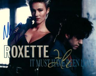 Marie Fredricksson Roxette Per Gessle Signed 8x10 Picture Photo Autographed