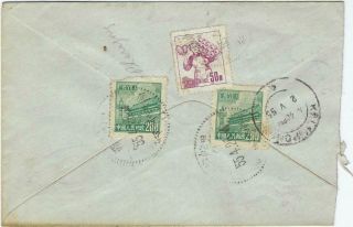 China Prc Tibet 1955 Cover To Kalimpong