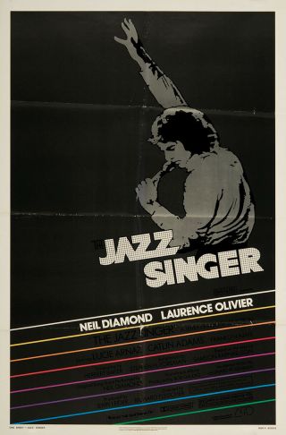 The Jazz Singer 1981 27x41 Orig Movie Poster Fff - 04810 Near Laurence Oli.