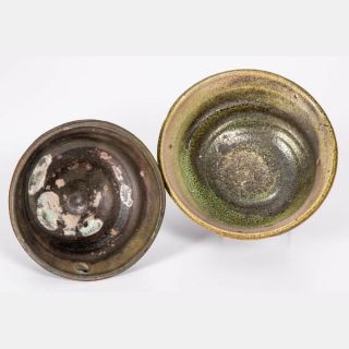 George Roby (American,  1936 - 2017) A Group of Five Bowls,  Raku ceramic, 3