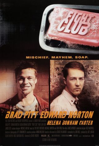 Fight Club (1999) Movie Poster - Rolled