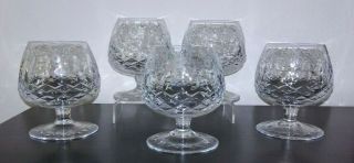 5 Rogaska Gallia Cut Crystal Brandy Snifter Glass 4 1/8 " X 2 1/2 " - Exc Cond