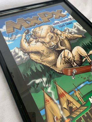 MXPX GOOD CHARLOTTE FILLMORE CONCERT POSTER SIGNED BY THE BANDS 3