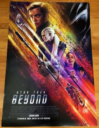 Star Trek: Beyond 27x40 One - Sheet Ds Rolled Movie Poster Style B 2016