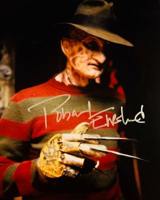 Robert Englund Signed 8x10 Nightmare On Elm Street Autographed 9/4/2016