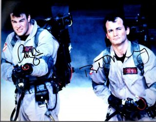 Bill Murray Dan Aykroyd Ghostbusters Signed 11x14 Autographed Photo Pic With