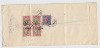 1947 Sian China Registered Missionary Cover To London Via Shanghai