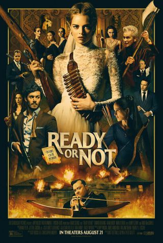Ready Or Not 27x40 Ds Movie Theater Poster One Sheet Devil Hell Game