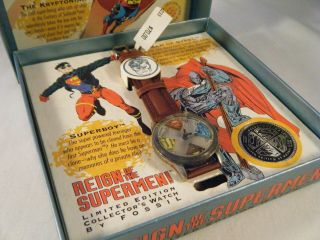 Fossil Reign Of The Supermen Watch 1993 Limited Edition