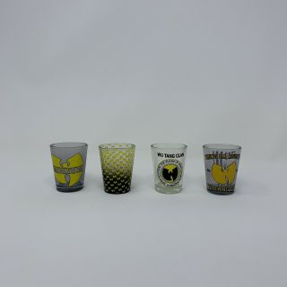 Wu Tang Clan Set Of Four 1.  5 Ounces Collectible Mini Shot Glasses Gift Set