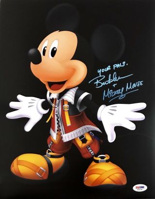 Bret Iwan Signed Autographed 11x14 Photo Mickey Mouse Custom Disney Psa/dna