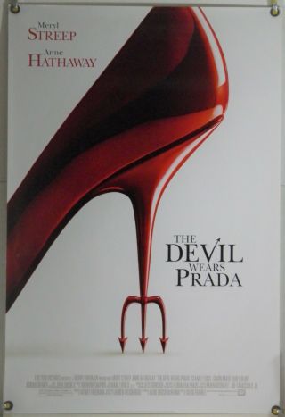 The Devil Wears Prada Ds Rolled Orig 1sh Movie Poster Meryl Streep (2006)