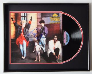Tom Bailey Signed Thompson Twins Future Days Record Album Framed Display