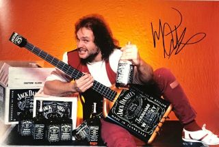 Michael Anthony (van Halen/the Circle) Authentic Signed 12x18 Jack Daniels Photo