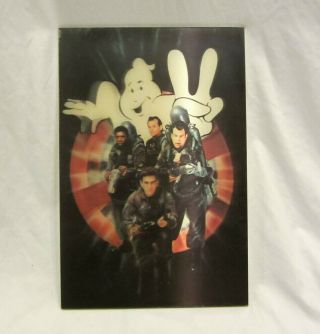 Ghostbusters Ii 3d Lenticular Thick Hard Plastic Ad Promo Poster 10x15 " Art