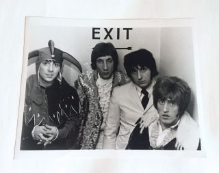 The Who Picture Photo Sheet Pete Townshend Keith Moon Roger Daltrey Entwistle