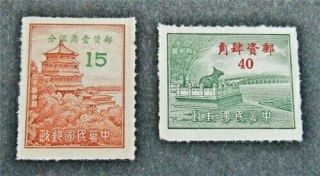 Nystamps China Stamp 989 - 990 H Ngai $18