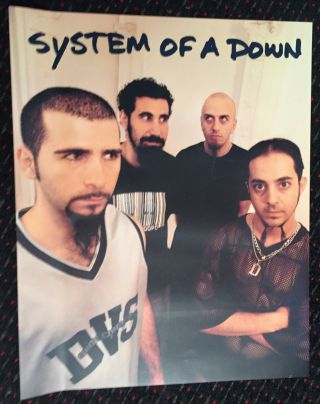 System Of A Down 24x30 Advance Promo Poster Record Store Display 2sided 2002