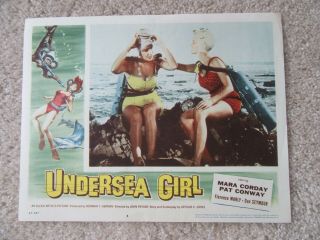 Undersea Girl 1957 Lc 4 11x14 Mara Corday Pat Conway Ex