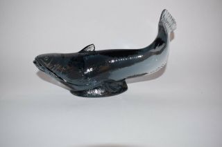 Wwf Kosta Boda " Sheatfish " Sculpture Designed By Paul Hoff