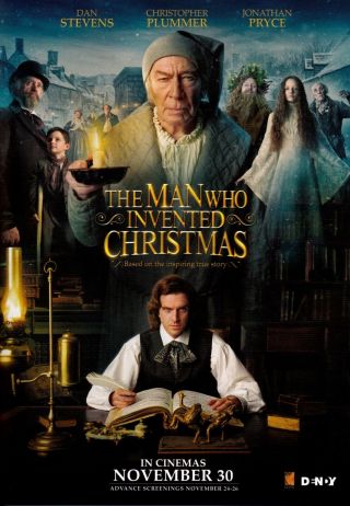 The Man Who Invented Christmas (2017) - A5 Poster - Christopher Plummer