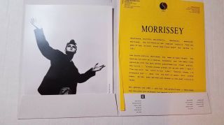 Morrissey Of The Smiths - Vintage 1991 Press Release - Reprise / Sire Records