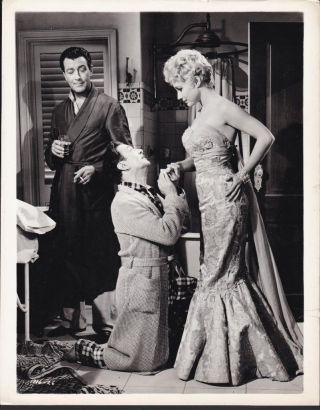 Robert Taylor Dorothy Malone Tip On A Dead Jockey 1957 Vintage Movie Photo 31631