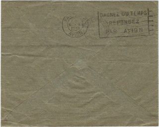 China 1936 Shanghai to Belgium airmail cover via Hanoi 2