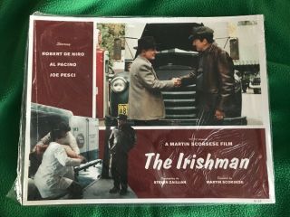 The Irishman Set Of 5 Two - Sided Promotional Retro Style Lobby Cards,